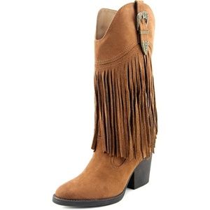 NEW STEVE MADDEN RANGLEE FRINGE BOOTS